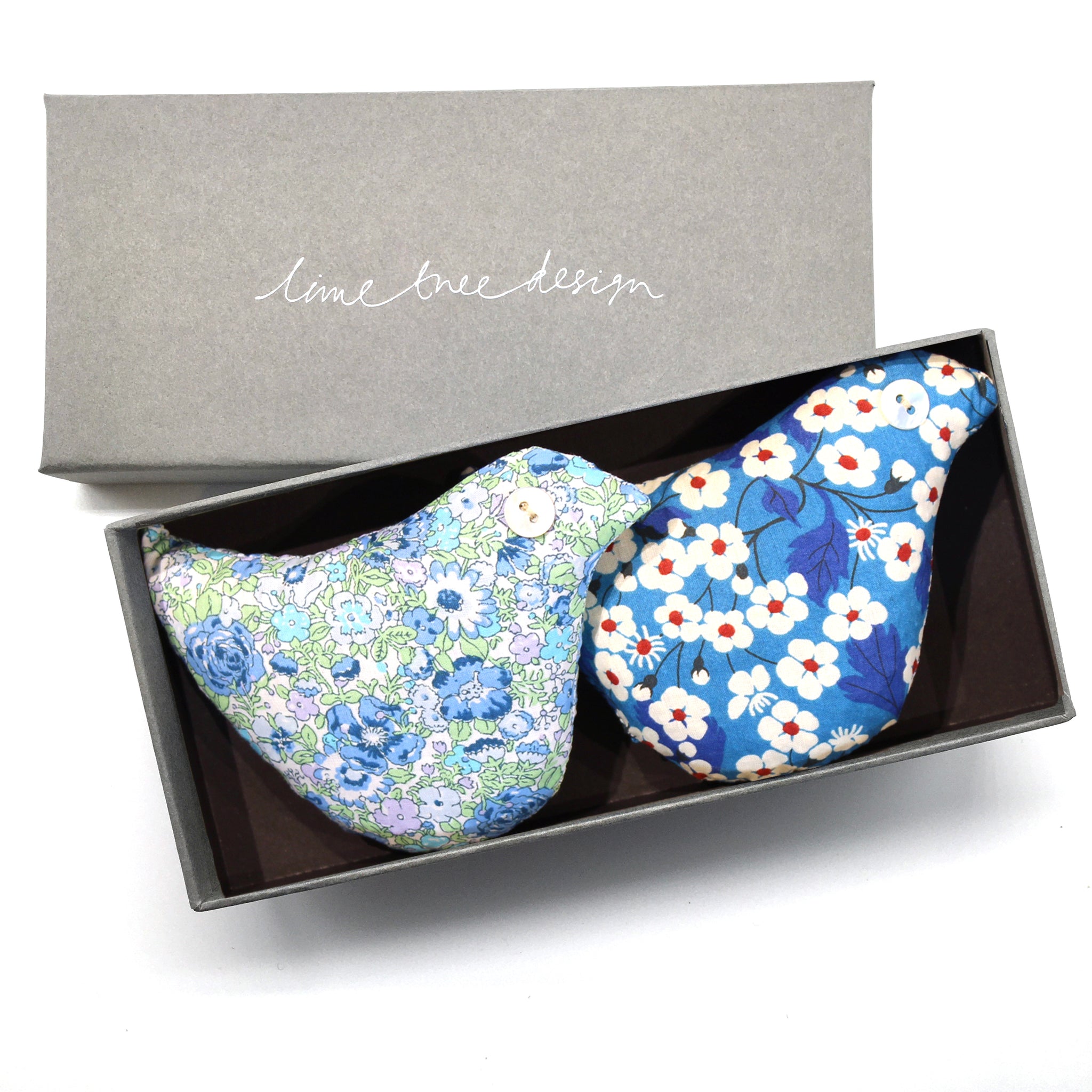 wagtail lavender filled birds made with liberty of london fabric 
