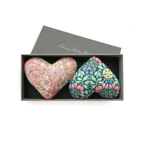 mothers day present lavender filled heart made with liberty of london fabric 