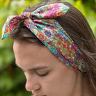 liberty fabric bandana head scarf 