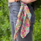 liberty fabric bandana head scarf 