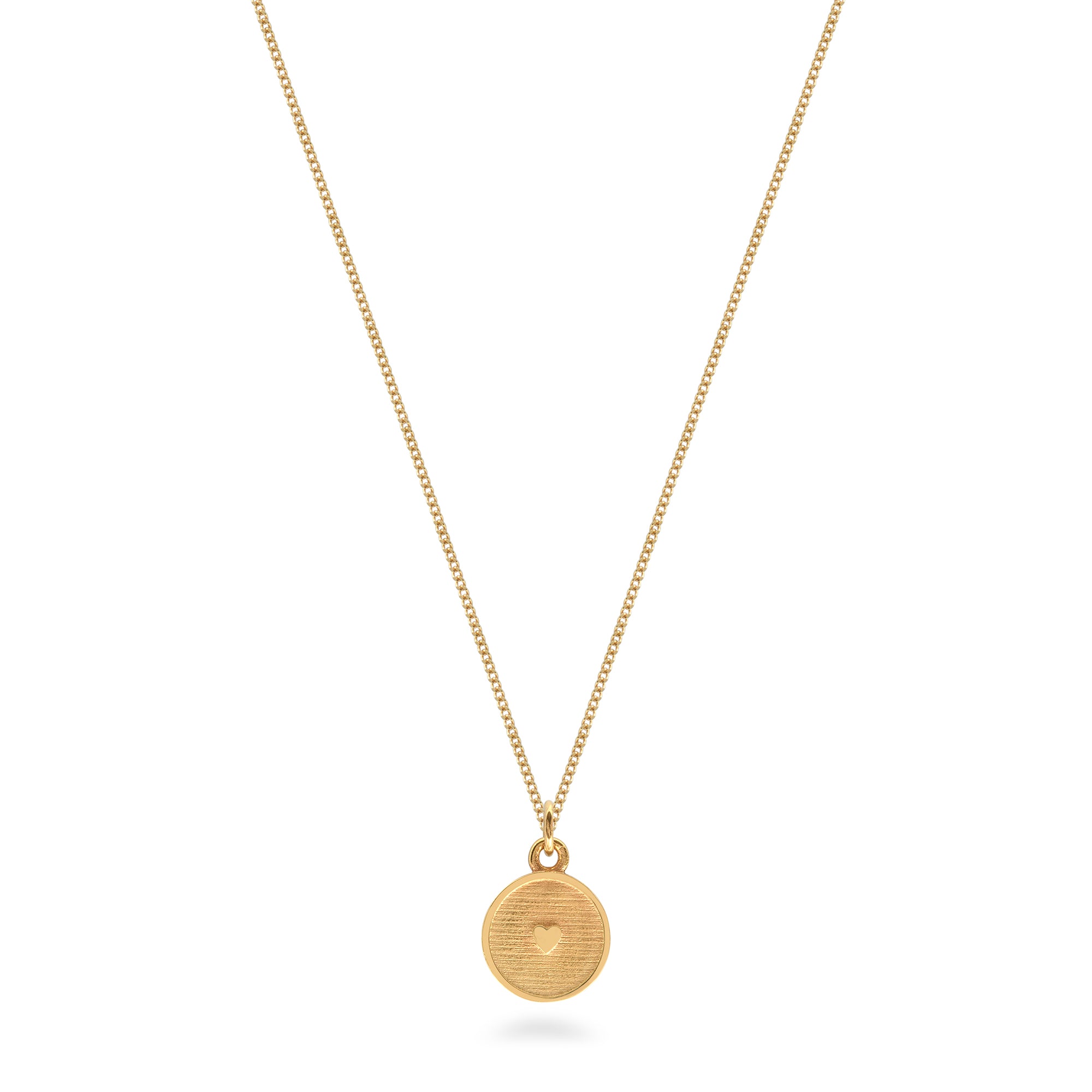 Heart Insert Medallion Necklace