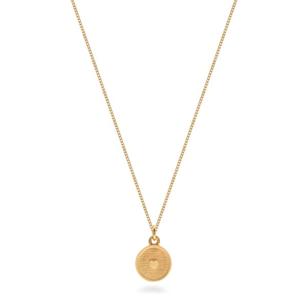 Heart Insert Medallion Necklace