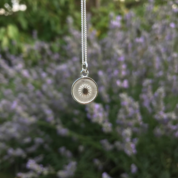 Sun Insert Medallion Necklace