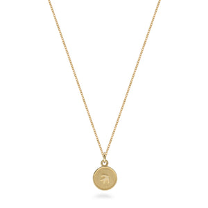 gold medallion swallow design 