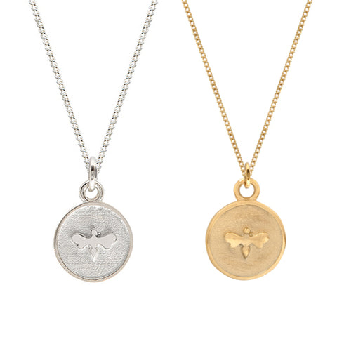 Bee Medallion Necklace