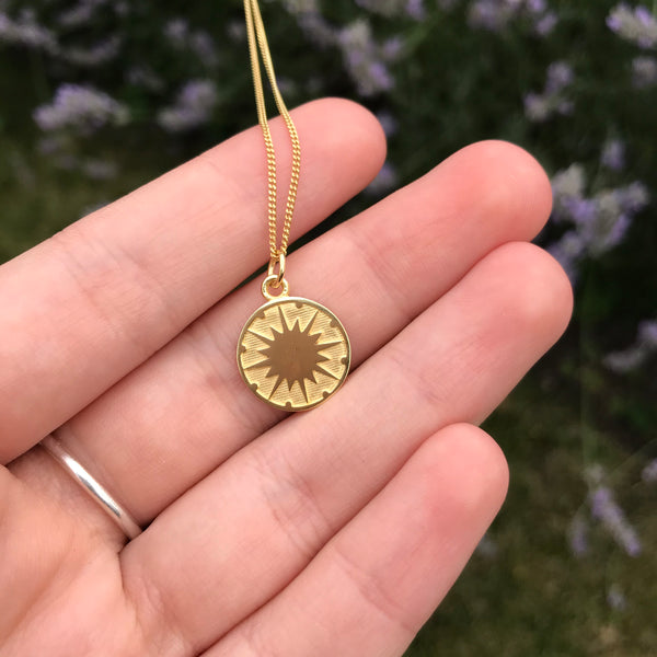 Supernova Insert Medallion Necklace