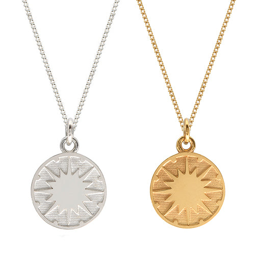 Supernova Insert Medallion Necklace
