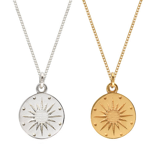 North Star Insert Medallion Necklace