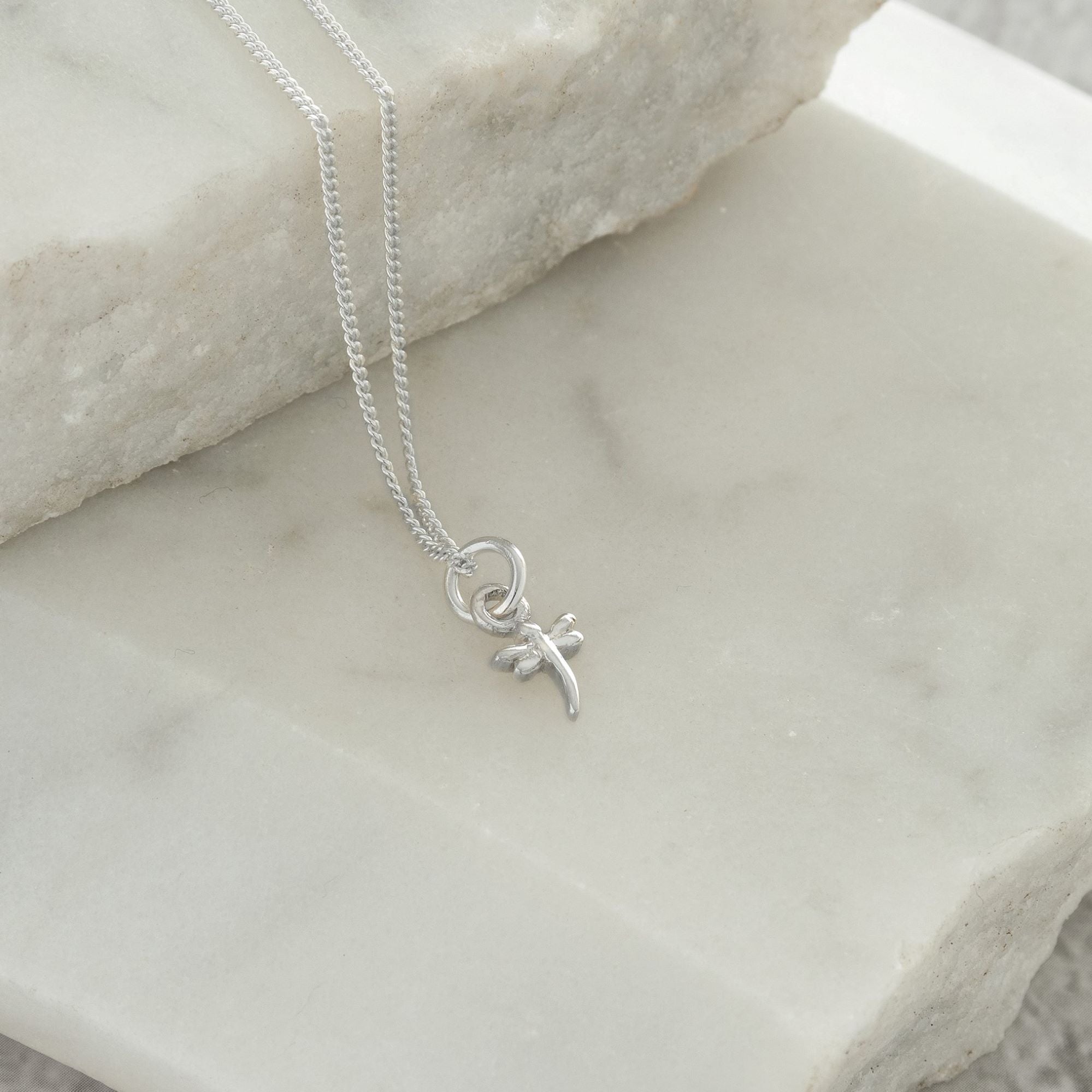 mini solid silver necklace 