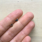 mini heart in silver 