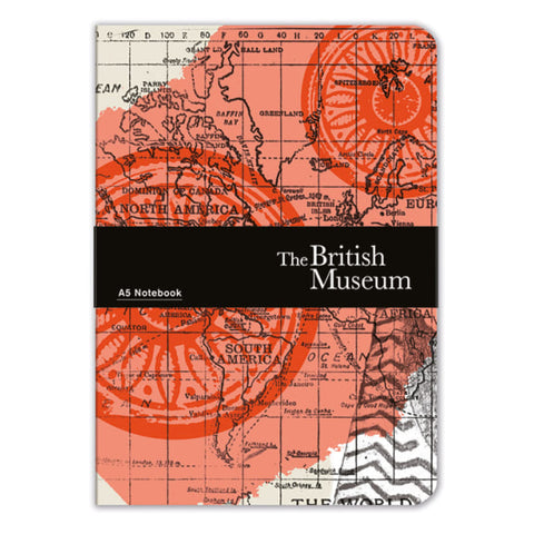 A5 Notebook - Map of the World
