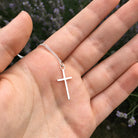 Cross Pendant Necklace Sterling Silver