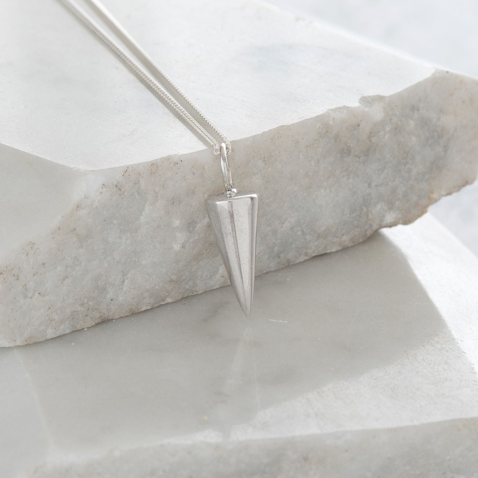 Sterling Silver Cornet Charm Necklace