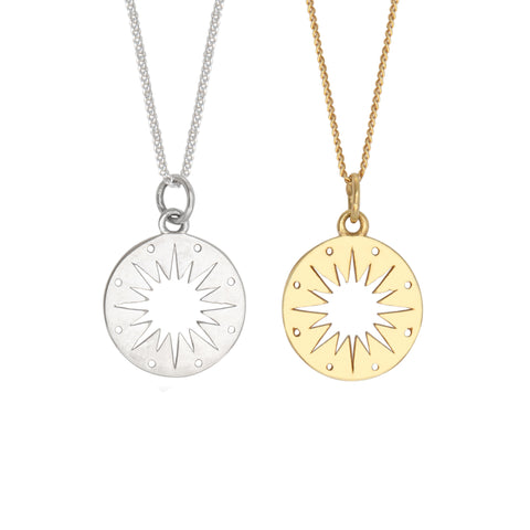Star Token Charm Necklace