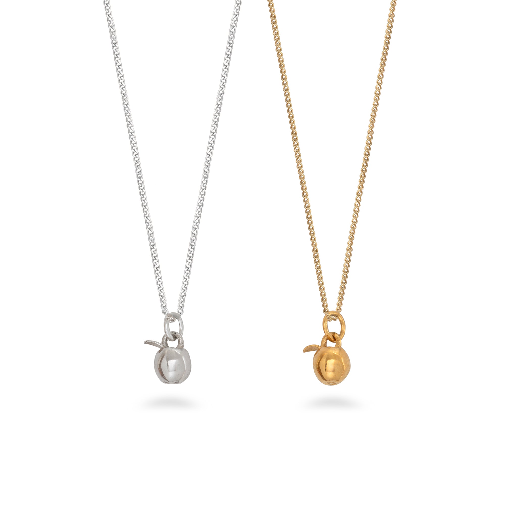 Silver on sale apple charm