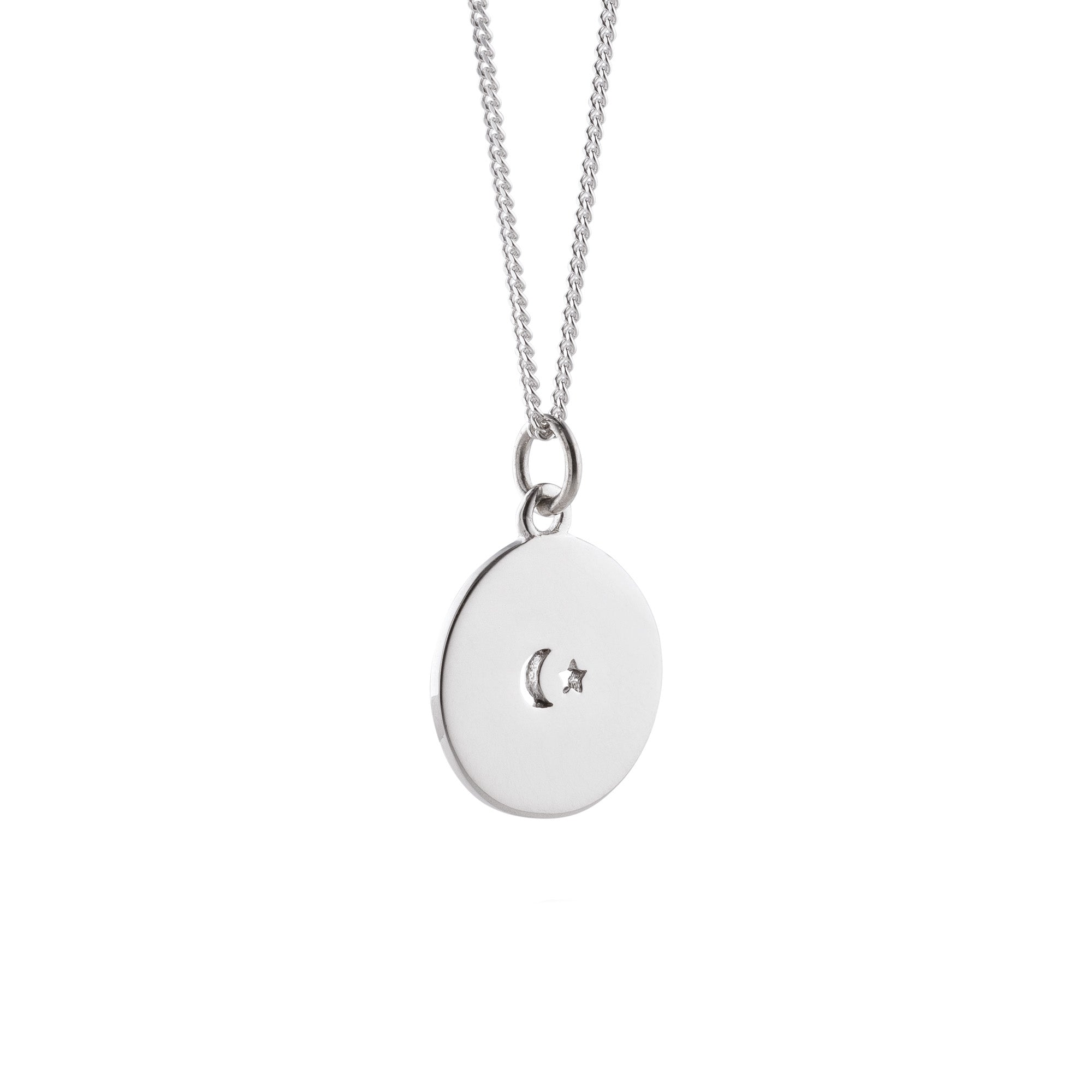 moon and star necklace 