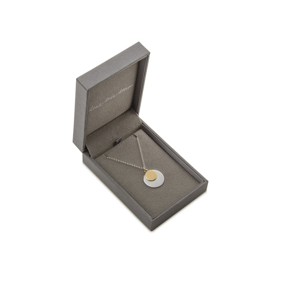 Total Eclipse Double Disc Necklace