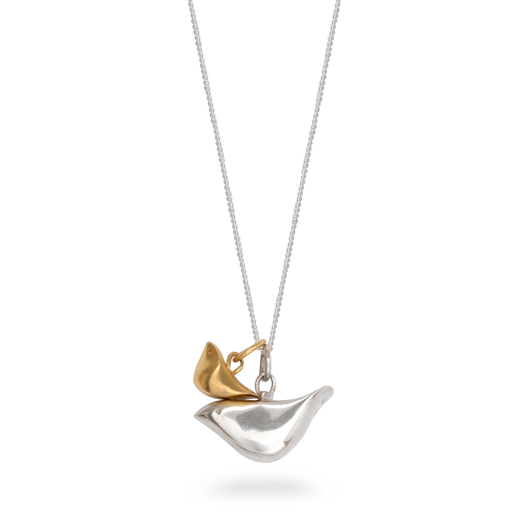 Gold Vermeil Birds Necklace Gold Vermeil Birds Necklace