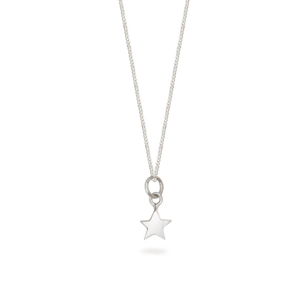 Star Charm Necklace Sterling Silver