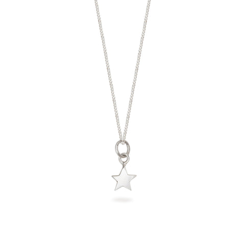 Star Charm Necklace Sterling Silver