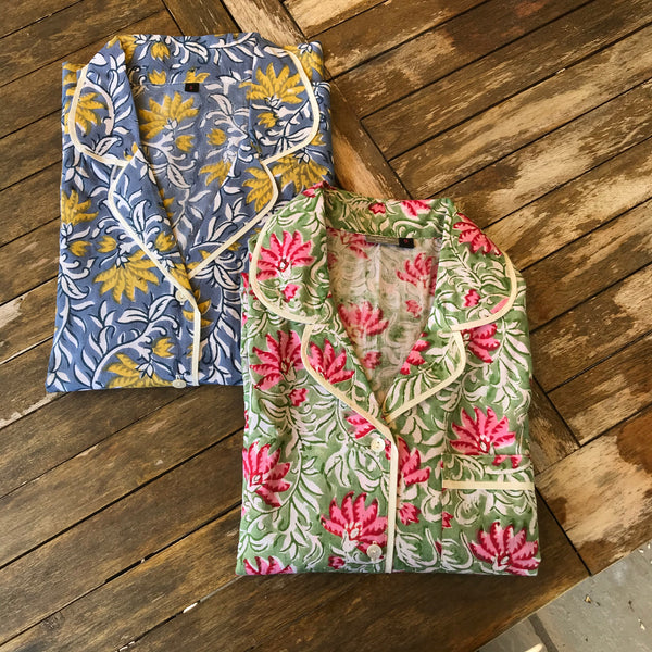 folded pajamas