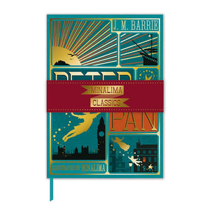 Deluxe Lined Journal with Peter Pan Book Cover