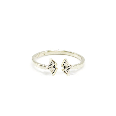 Mini adjustable ring in sterling silver 