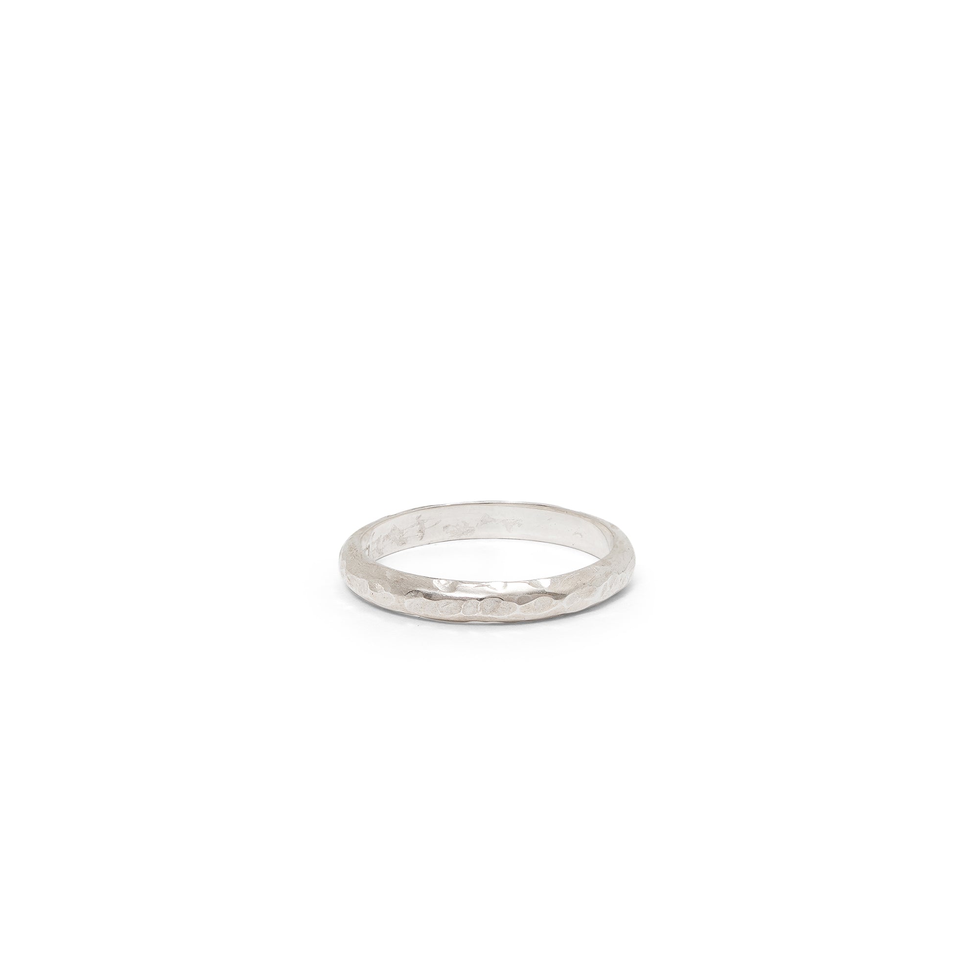 hammered dome ring 