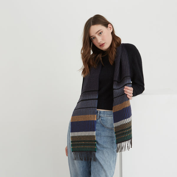 Wallace Sewell Scarf - Kyoto Navy