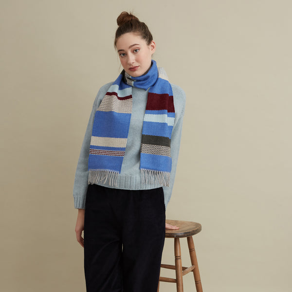 Wallace Sewell Scarf - Osaka Blue
