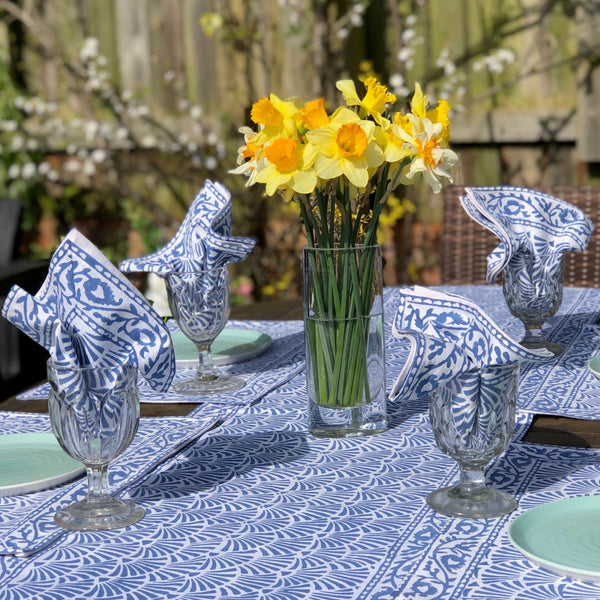 Set of 6 Block Print Placemat- 3 Colourways