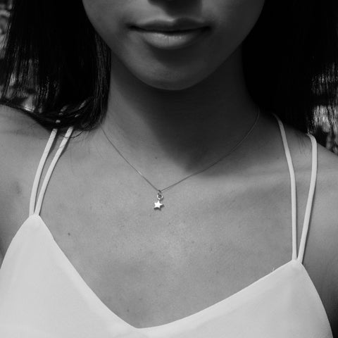 Star Charm Necklace Sterling Silver