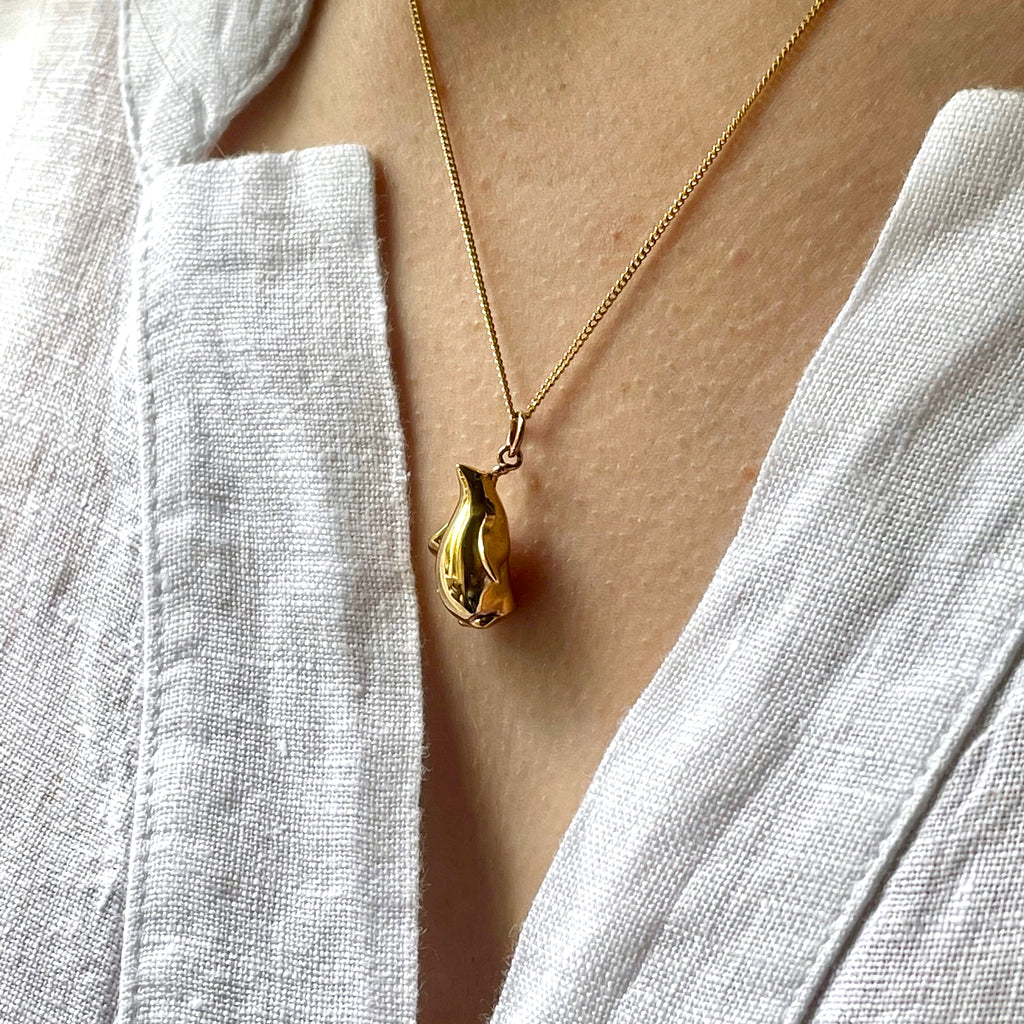 Tiny Penguin Necklace - Animal Lover Pendant | Camp Hollow
