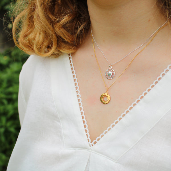 Star Token Charm Necklace