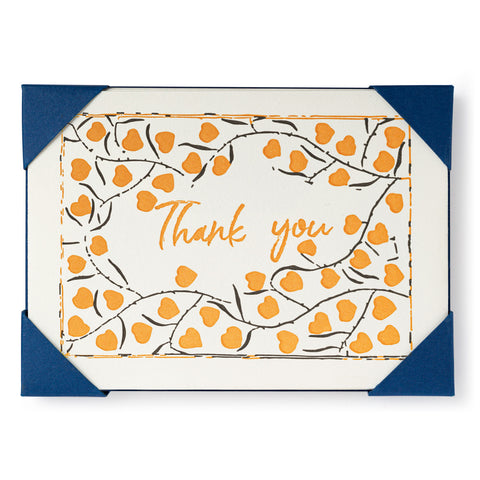 Archivist Thank you Leaves - (pack of 5) Thank You Cards