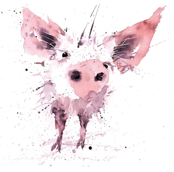 Pack of 8 Notecards - Watercolour Animals