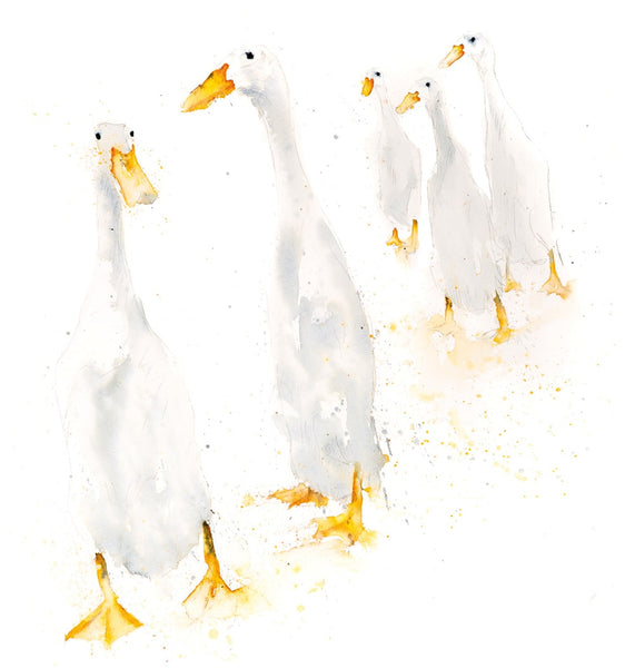 Pack of 8 Notecards - Watercolour Animals