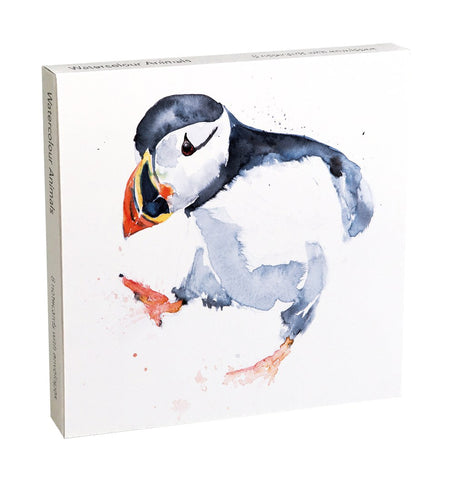Pack of 8 Notecards - Watercolour Animals